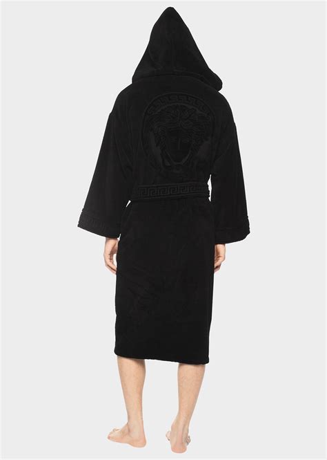 versace robe hooded|Versace bathrobes.